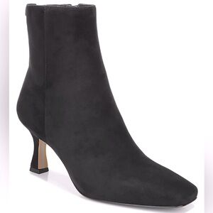 Sam Edelman Black Suede Ankle Boots with box